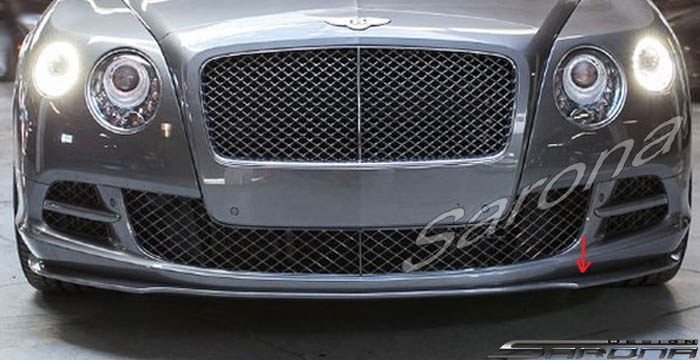 Custom Bentley GT  Coupe Front Add-on Lip (2011 - 2017) - $650.00 (Part #BT-009-FA)